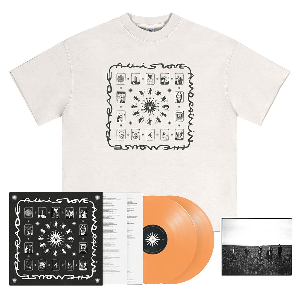 Exclusive Apricot Vinyl (signed art card) and T-shirt Bundle