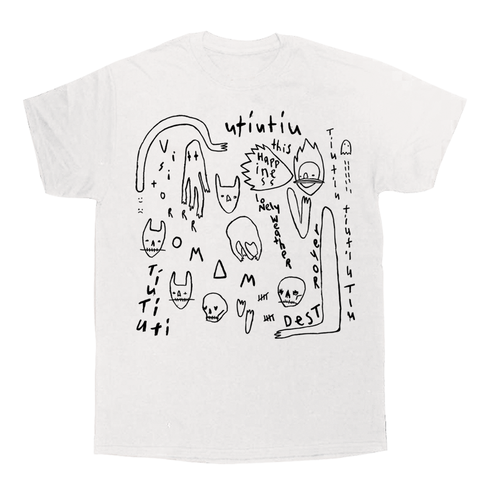 of monsters and men merchandise TÍU WHITE TEE