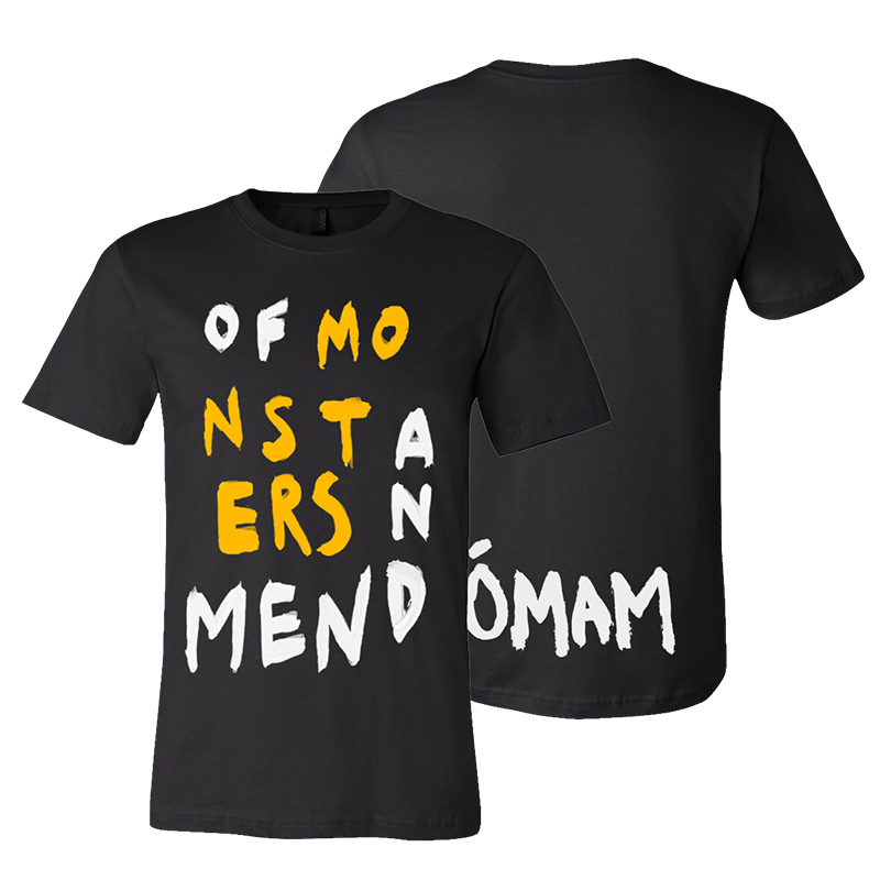 OMAM LOGO BLACK T-SHIRT