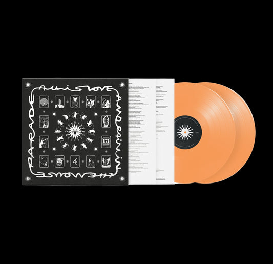 All Is Love and Pain in the Mouse Parade Apricot 2LP Vinyl (Signed Art Card Bundle)
