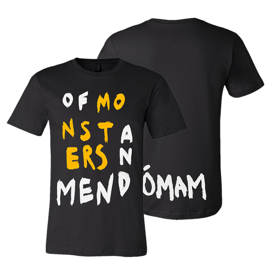 OMAM LOGO BLACK T-SHIRT